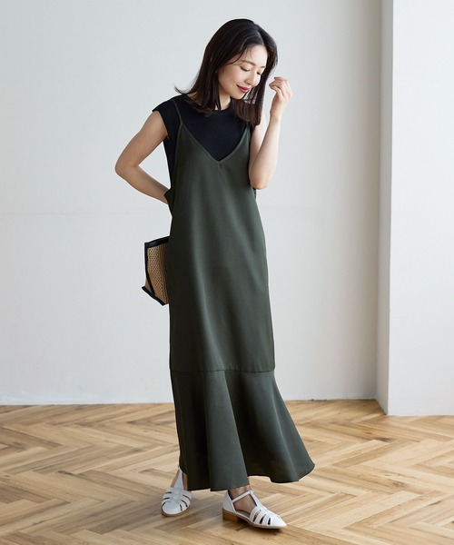 KOBE LETTUCE（コウベレタス）の「ワッフルフレンチスリーブカットソー（Tシャツ/カットソー・レディース・ブルー系/ホワイト/ブラック/グレイッシュベージュ/カーキ・L/M）」の19枚目の写真