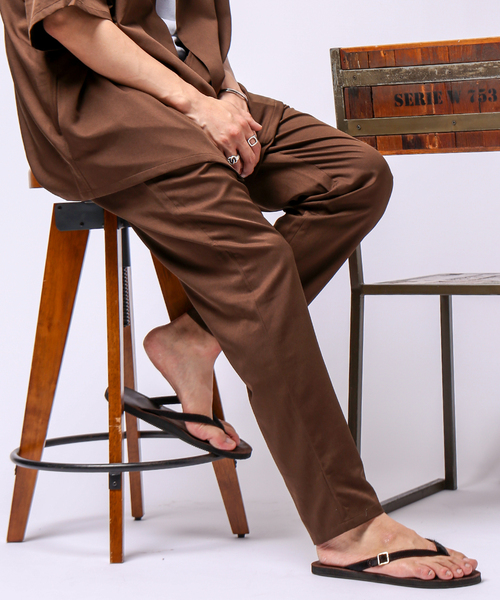 B.C STOCK(ベーセーストック)の「COOLFIBER RELAX SETUP(シャツ/ブラウス・メンズ・ブラック/カーキ/ネイビー/ブラウン/グレー/チャコールグレー/ベージュ・MEDIUM/LARGE)」の9枚目の写真