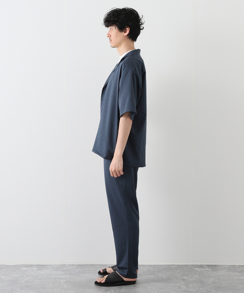 B.C STOCK(ベーセーストック)の「COOLFIBER RELAX SETUP(シャツ/ブラウス・メンズ・ブラック/カーキ/ネイビー/ブラウン/グレー/チャコールグレー/ベージュ・MEDIUM/LARGE)」の13枚目の写真