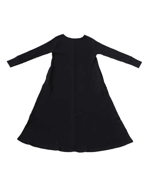 antiqua（アンティカ）の「リブカットソーワンピース（ワンピース・レディース・グリーン/アッシュグレー/オレンジ/ブラック/アイボリー・FREE）」の10枚目の写真