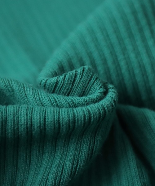 antiqua（アンティカ）の「リブカットソーワンピース（ワンピース・レディース・グリーン/アッシュグレー/オレンジ/ブラック/アイボリー・FREE）」の14枚目の写真