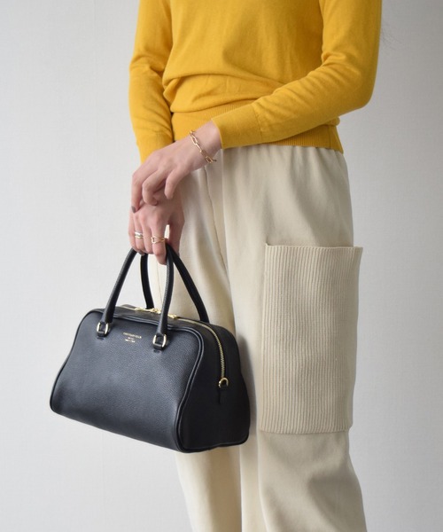 CHRISTIAN VILLA（クリスチャンヴィラ）の「【CHRISTIAN VILLA】レザーボストンバッグ(Q26415)（ボストンバッグ・レディース・ブラウン/ブラック・ALL）」の15枚目の写真