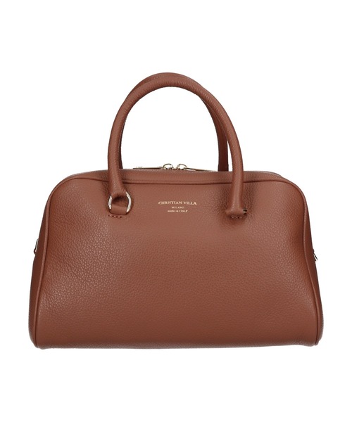 CHRISTIAN VILLA（クリスチャンヴィラ）の「【CHRISTIAN VILLA】レザーボストンバッグ(Q26415)（ボストンバッグ・レディース・ブラウン/ブラック・ALL）」の18枚目の写真