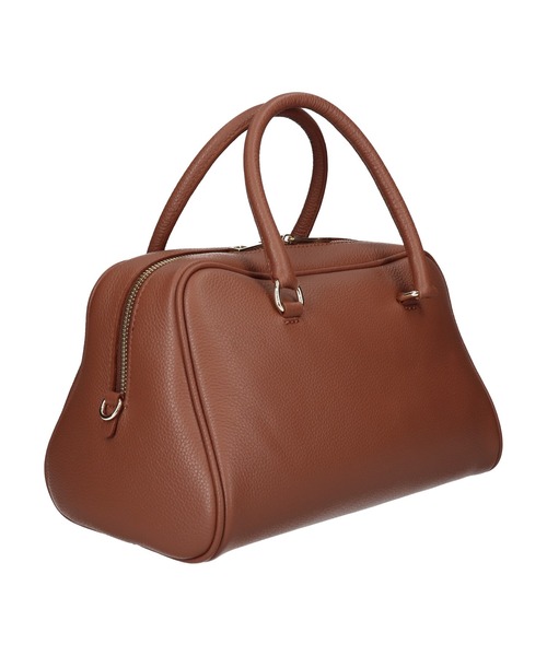 CHRISTIAN VILLA（クリスチャンヴィラ）の「【CHRISTIAN VILLA】レザーボストンバッグ(Q26415)（ボストンバッグ・レディース・ブラウン/ブラック・ALL）」の10枚目の写真