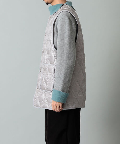 International Gallery BEAMS(インターナショナルギャラリービームス)の「IG / パディング ジャーキンベスト(ベスト・メンズ・レモンイエロー/シルバー・L/M)」の7枚目の写真