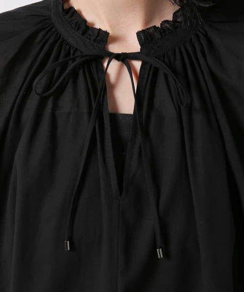 Spick & Span（スピックアンドスパン）の「Cシフォンキャンディースリーブブラウス（シャツ/ブラウス・レディース・ブラック/ベージュ・FREE）」の19枚目の写真