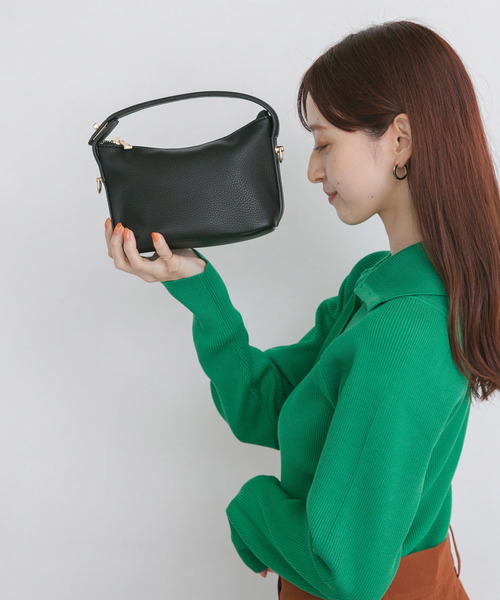RODE SKO（ロデスコ）の「ひねり金具ハンドルショルダー（ショルダーバッグ・レディース・ブラック/オフホワイト/オレンジ・ONE）」の15枚目の写真