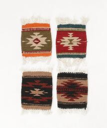 TIME WILL TELL WORKS（タイムウィルテルワークス）の「ZAPOTEC RAG COASTER 4P SET（ランチョンマット/テーブルウェア）」