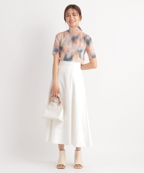 Andemiu（アンデミュウ）の「アブストラクトガラＴ125656（Tシャツ/カットソー・レディース・グレー/ピンク・FREE）」の14枚目の写真