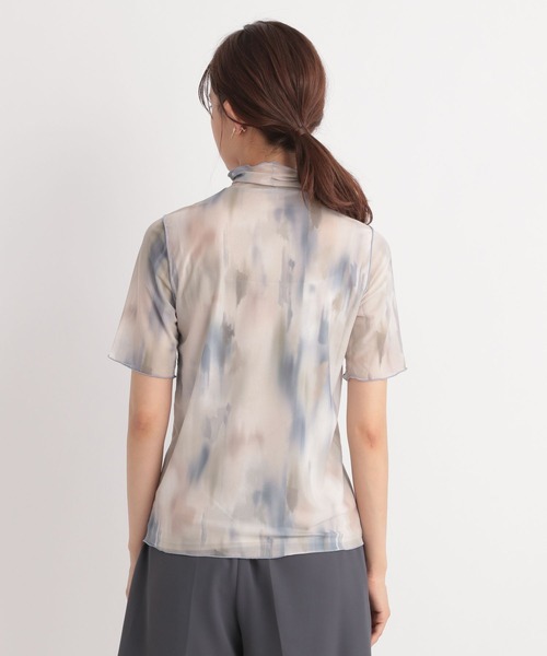 Andemiu（アンデミュウ）の「アブストラクトガラＴ125656（Tシャツ/カットソー・レディース・グレー/ピンク・FREE）」の17枚目の写真