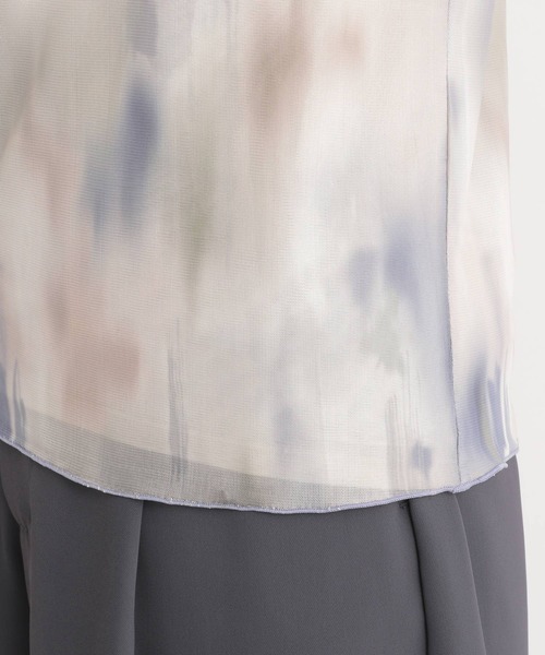 Andemiu（アンデミュウ）の「アブストラクトガラＴ125656（Tシャツ/カットソー・レディース・グレー/ピンク・FREE）」の15枚目の写真