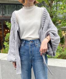 MAJESTIC LEGON | ショートケーブルボレロ(カーディガン/ボレロ)