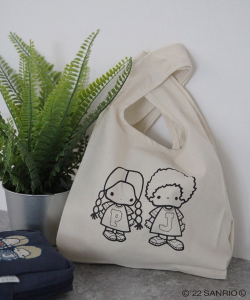 LEPSIM（レプシィム）の「【サンリオキャラクター】ミニマルシェバッグ　297284（エコバッグ/サブバッグ・レディース・ブルー/イエロー/グリーン/レッド/ライトグリーン/アイボリー・ONE SIZE）」の5枚目の写真