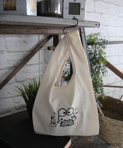 LEPSIM（レプシィム）の「【サンリオキャラクター】ミニマルシェバッグ　297284（エコバッグ/サブバッグ・レディース・ブルー/イエロー/グリーン/レッド/ライトグリーン/アイボリー・ONE SIZE）」の4枚目の写真