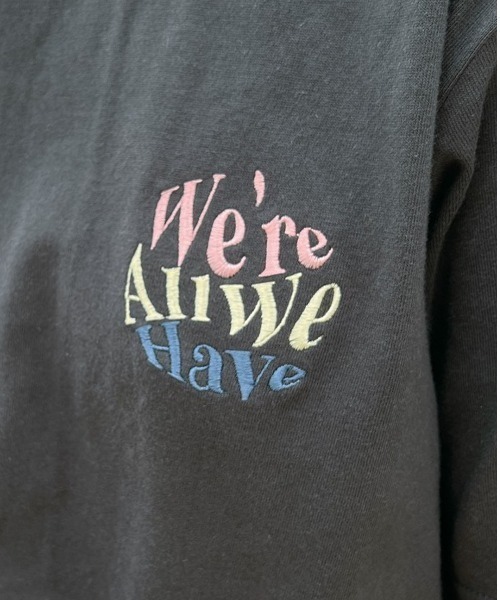 Vicente（ヴィセンテ）の「We’re all we have cotton tee（Tシャツ/カットソー・レディース・ホワイト/ブラック・FREE）」の12枚目の写真