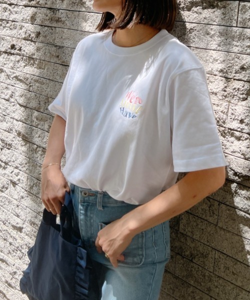 Vicente（ヴィセンテ）の「We’re all we have cotton tee（Tシャツ/カットソー・レディース・ホワイト/ブラック・FREE）」の22枚目の写真
