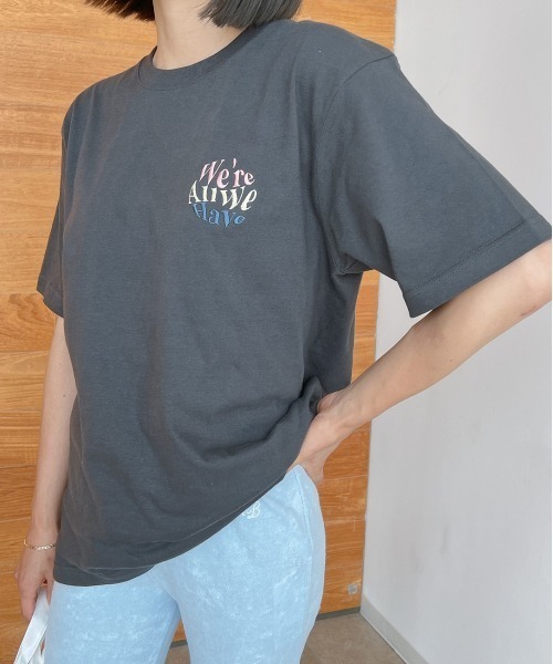 Vicente（ヴィセンテ）の「We’re all we have cotton tee（Tシャツ/カットソー・レディース・ホワイト/ブラック・FREE）」の15枚目の写真