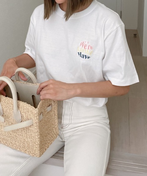 Vicente（ヴィセンテ）の「We’re all we have cotton tee（Tシャツ/カットソー・レディース・ホワイト/ブラック・FREE）」の18枚目の写真