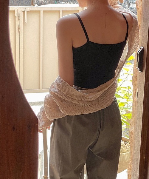 SONA（ソナ）の「SONYUNARA ボレロクロップカーディガン（カーディガン/ボレロ・レディース・ブラック/ベージュ/グレー/アイボリー・FREE）」の12枚目の写真