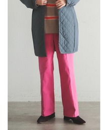 FIL DE FER | 製品染ピーチツイル　イージーストレートパンツ(その他パンツ)
