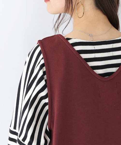 osharewalker（オシャレウォーカー）の「【廃盤】『センタージップ2wayジャンパースカート』（ジャンパースカート・レディース・ブラック/ボルドー/グレイッシュベージュ・1/2）」の19枚目の写真