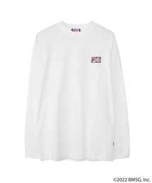 【 FILA × BE:FIRST / フィラ × ビーファースト 】コラボ ワンポイント ロゴ 長袖 Tシャツ ロンT SOTA/SHUNTO/MANATO/RYUHEI/JUNON/RYOKI/LEO ※クリアファイル1枚(ランダム)、フォンタブ1個(ランダム)付き