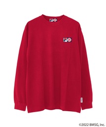 【 FILA × BE:FIRST / フィラ × ビーファースト 】コラボ ワンポイント ロゴ 長袖 Tシャツ ロンT SOTA/SHUNTO/MANATO/RYUHEI/JUNON/RYOKI/LEO　※クリアファイル1枚(ランダム)、フォンタブ1個(ランダム)付き