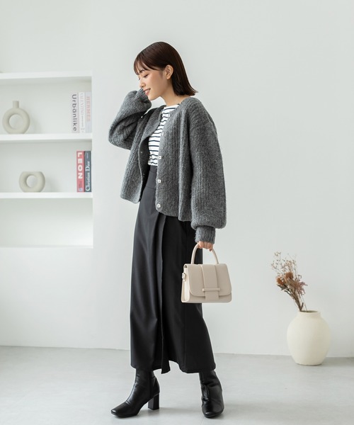 Edit Sheen(エディットシーン)の「クレイ2wayショルダーバッグ(ショルダーバッグ・レディース・ブラック/グリーン/アイボリー・FREE)」の9枚目の写真