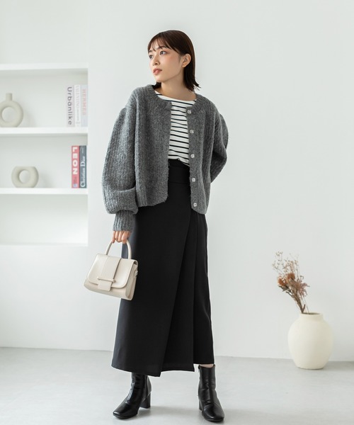 Edit Sheen(エディットシーン)の「クレイ2wayショルダーバッグ(ショルダーバッグ・レディース・ブラック/グリーン/アイボリー・FREE)」の10枚目の写真