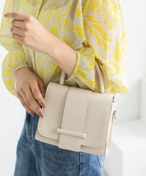 Edit Sheen(エディットシーン)の「クレイ2wayショルダーバッグ(ショルダーバッグ・レディース・ブラック/グリーン/アイボリー・FREE)」の14枚目の写真