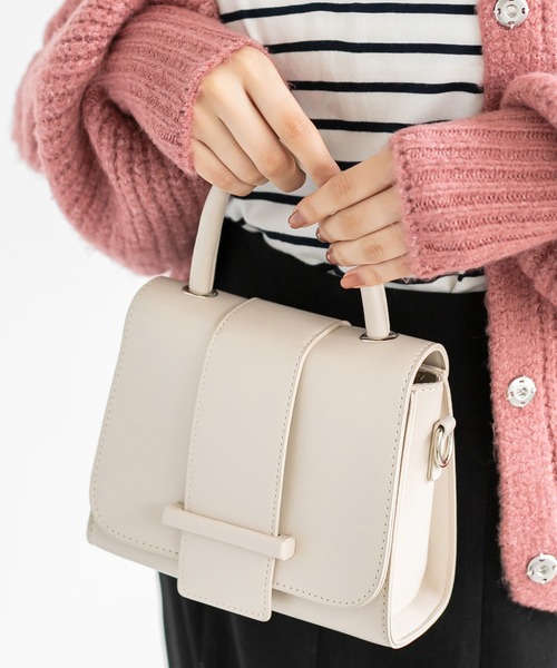 Edit Sheen(エディットシーン)の「クレイ2wayショルダーバッグ(ショルダーバッグ・レディース・ブラック/グリーン/アイボリー・FREE)」の11枚目の写真