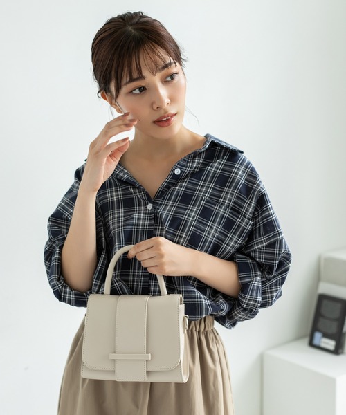 Edit Sheen(エディットシーン)の「クレイ2wayショルダーバッグ(ショルダーバッグ・レディース・ブラック/グリーン/アイボリー・FREE)」の22枚目の写真