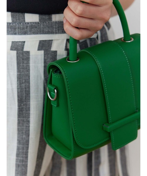 Edit Sheen(エディットシーン)の「クレイ2wayショルダーバッグ(ショルダーバッグ・レディース・ブラック/グリーン/アイボリー・FREE)」の4枚目の写真