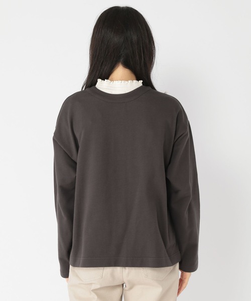 studio CLIP（スタディオクリップ）の「カットカーディガン（カーディガン/ボレロ・レディース・レッド/ブラウン/スモーク・FREE）」の10枚目の写真