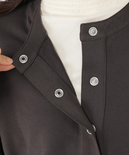 studio CLIP（スタディオクリップ）の「カットカーディガン（カーディガン/ボレロ・レディース・レッド/ブラウン/スモーク・FREE）」の7枚目の写真