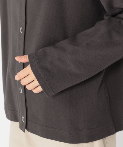 studio CLIP（スタディオクリップ）の「カットカーディガン（カーディガン/ボレロ・レディース・レッド/ブラウン/スモーク・FREE）」の12枚目の写真