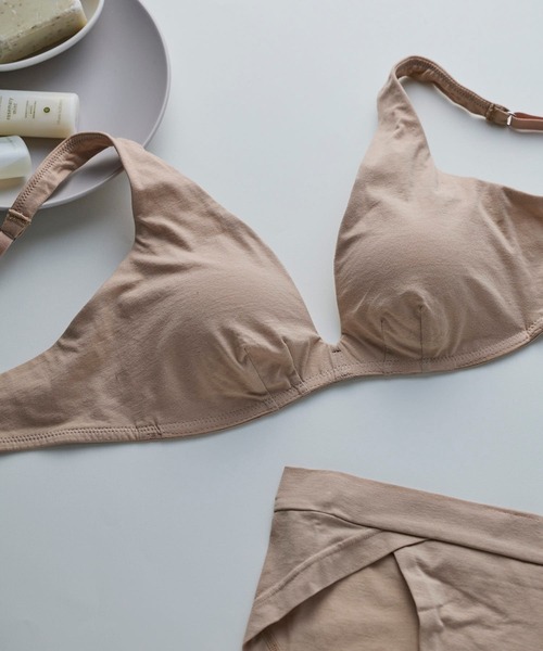 une nana cool（ウンナナクール）の「特別な日以外の364日つけたくなるブラ 364ブラ コットン（ブラジャー・レディース・ブラック/ブルー/ベージュ/オリーブ/シルバーグレー/ラベンダー/ピンクベージュ/セージグリーン/オートミール/ブラウン/サンドベージュ/ダークブラウン/サックスブルー/桜/ミント/インディゴブルー/ライム/チャコールグレー/アイボリー/グレイッシュブルー/ダークグレー/ピンク/キナリ/グリーン・LL/S/M/L）」の11枚目の写真