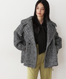 N.（N. Natural Beauty Basic） | ◆ロービングツイードショートコート(その他アウター)