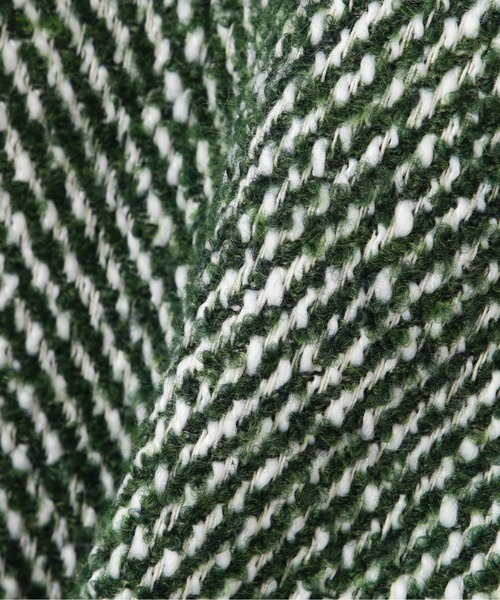 N.（N. Natural Beauty Basic）（エヌエヌナチュラルビューティーベーシック）の「◆ロービングツイードショートコート（その他アウター・レディース・ブラック/グリーン・MEDIUM）」の16枚目の写真