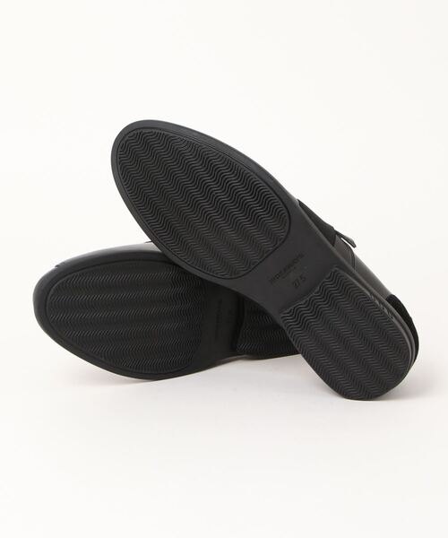 HIDEAWAYS NICOLE（ハイダウェイニコル）の「バンドデザインスニーカー（スニーカー・メンズ・オフホワイト/ブラック・26.5cm/27.5cm/25.5cm）」の5枚目の写真