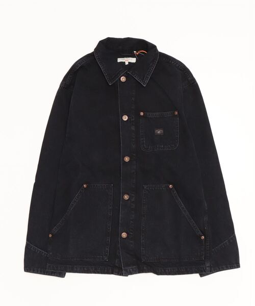 Nudie Jeans（ヌーディージーンズ）の「Carson Chore Jacket Black