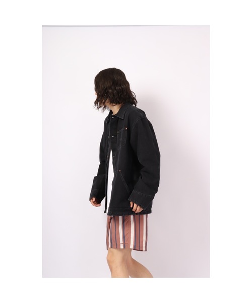 Nudie Jeans（ヌーディージーンズ）の「Carson Chore Jacket Black