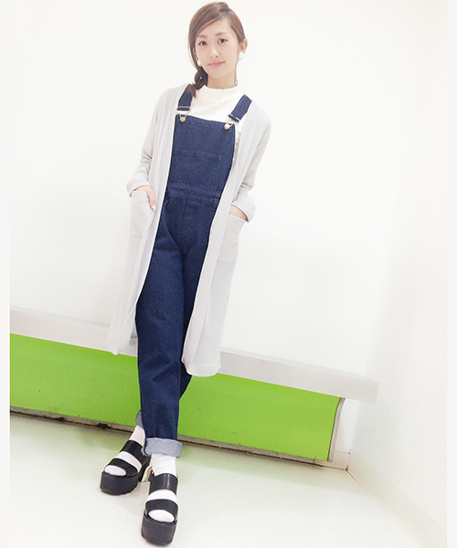 one after another NICE CLAUP（ワンアフターアナザーナイスクラップ）の「【ナイスクラップ】ロングカーディガン（カーディガン/ボレロ・レディース・アイボリー/グレー/ネイビー・FREE）」の16枚目の写真