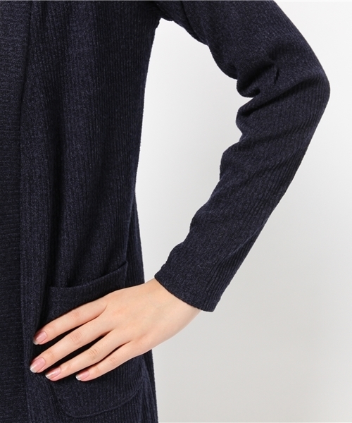 one after another NICE CLAUP（ワンアフターアナザーナイスクラップ）の「【ナイスクラップ】ロングカーディガン（カーディガン/ボレロ・レディース・アイボリー/グレー/ネイビー・FREE）」の8枚目の写真