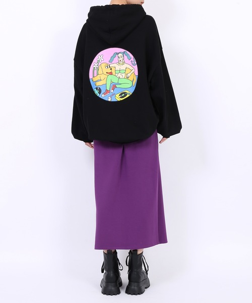 PUNYUS（プニュズ）の「GOODMOODパーカー（パーカー・レディース・ホワイト/ブラック/ブルー・4/3）」の16枚目の写真