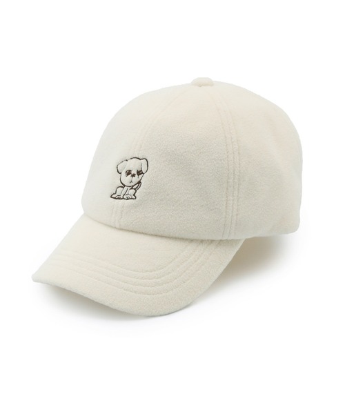 ROPE' PICNIC（ロペピクニック）の「【一部店舗限定】おもちくん×ROPE' PICNIC/刺繍フリースキャップ（キャップ・レディース・ブラウン/ブラック/キナリ・FREE）」の11枚目の写真