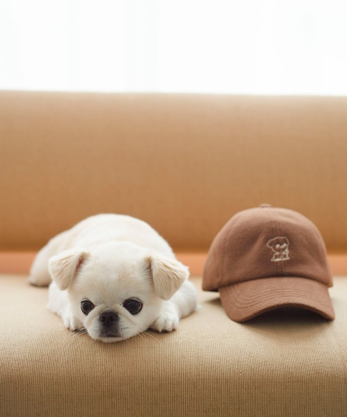 ROPE' PICNIC（ロペピクニック）の「【一部店舗限定】おもちくん×ROPE' PICNIC/刺繍フリースキャップ（キャップ・レディース・ブラウン/ブラック/キナリ・FREE）」の16枚目の写真