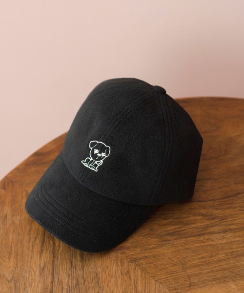 ROPE' PICNIC（ロペピクニック）の「【一部店舗限定】おもちくん×ROPE' PICNIC/刺繍フリースキャップ（キャップ・レディース・ブラウン/ブラック/キナリ・FREE）」の22枚目の写真