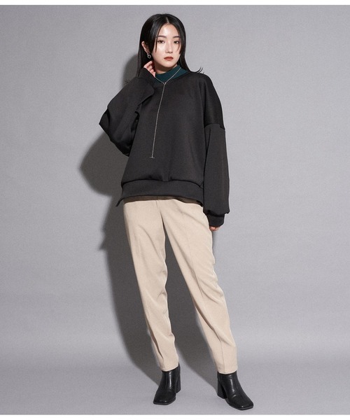 ANAP(アナップ)の「ダンボールデザインプルオーバー(Tシャツ/カットソー・レディース・ブルー/オフホワイト/ブラック・FREE)」の7枚目の写真