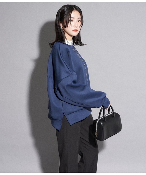 ANAP(アナップ)の「ダンボールデザインプルオーバー(Tシャツ/カットソー・レディース・ブルー/オフホワイト/ブラック・FREE)」の8枚目の写真